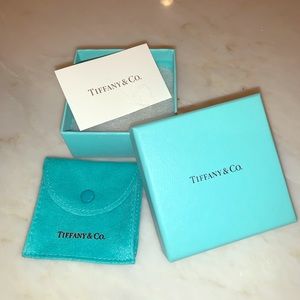 Tiffany & Co. gift box & pouch (empty)